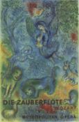 MARC CHAGALL - THE MAGIC FLUTE - LITHOGRAPH PRINT