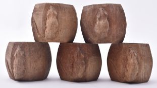 ROBERT ' MOUSEMAN ' THOMPSON OF KILBURN - FIVE NAPKIN RINGS