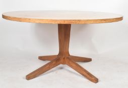 LARGE 20TH CENTURY DANISH DESIGNER TEAK DINING TABLE