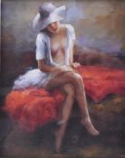 IN THE STYLE OF KEN MORONEY - 20TH CENTURY OIL PAINTING