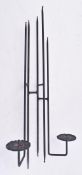 20TH CENTURY IRON WORKED BRUTALIST CANDLESTICK