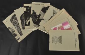 XYLON - COLLECTION OF 11 FOLIOS OF MID CENTURY WOODCUTS