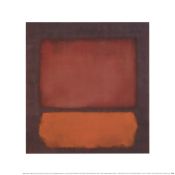 MARK ROTHKO - UNTITLED - DUSK - RETRO OFFSET LITHOGRAPH