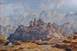 ARTHUR SAVILE DAVIS - WATERCOLOUR ON PAPER PAINTING