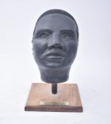 CONTEMPORARY HAND SCULPTURED BUST OF MARTIN LUTHER KING