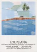 DAVID HOCKNEY - POOL AND STEPS - LIMITED EDITION PRINT POSTER
