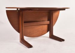 G.P. FARUM - MID CENTURY DANISH DESIGN TEAK DINING TABLE