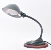 1920S ART DECO DESK GOOSENECK TABLE LAMP