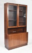 HUNDEVAD - MID CENTURY DANISH TEAK BOOKCASE CABINET