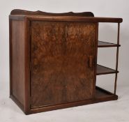 VINTAGE 1930S WALNUT COCKTAIL CUPBOARD CABINET