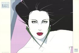 PATRICK NAGEL - COMMEMORATIVE 15 - RETRO 1980S SERIGRAPH