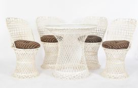 RUSSELL WOODARD - MID CENTURY SPUN FIBERGLASS SUITE