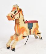 JUVENILE CAROUSEL RIDE - MID CENTURY FAIRGROUND HORSE