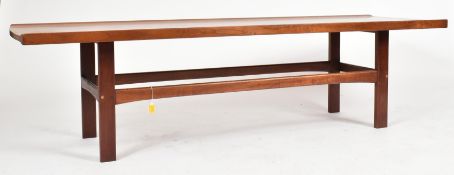 VINTAGE 1970S DANISH INSPIRED TEAK LOW OCCASIONAL TABLE