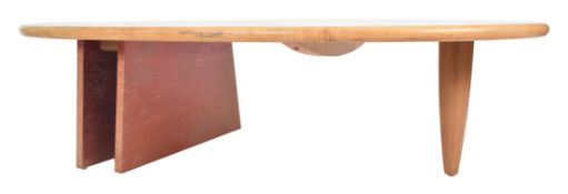 LATE 20TH CENTURY DESIGNER OAK COFFEE TABLE