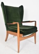HOWARD KEITH MANNER - MID CENTURY BEECH FRAMED ARMCHAIR