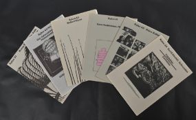 XYLON - COLLECTION OF 7 FOLIOS OF MID CENTURY WOODCUT PRINTS