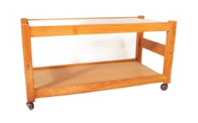 CHUNKY OAK FURNITURE LAND MANNER PAINTED COFFEE TABLE