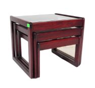 SUNELM - MID 20TH CENTURY NEST OF TABLES