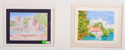 MAUREEN GLYNN (BRITISH 20TH CENTURY) WATERCOLOUR PAINTINGS