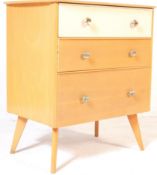 MID CENTURY RETRO TEAK CHEST OF DRAWER