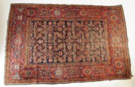 20TH CENTURY PERSIAN IRANIAN WOOL ON COTTON RUG
