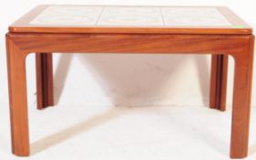 G-PLAN FURNITURE - TEAK TILE TOP OCCASIONAL COFFEE TABLE