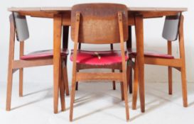 MID CENTURY RETRO ITALIAN STYLE FORMICA DINING ROOM SUITE