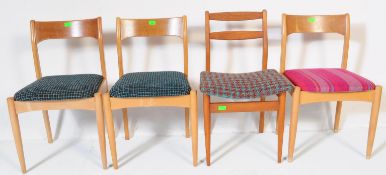 A RETRO VINTAGE 1970S BEECH WOOD ROCKER ROCKING CHAIR