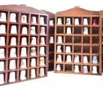 LARGE COLLECTION OF 20TH CENTURY COMMEMORATIVE THIMBLES