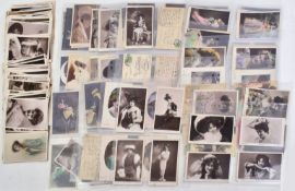 COLLECTION OF EARLY 20TH CENTURY GLAMOUR POSTCARDS