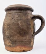 PRIMITIVE STYLE CIRCA 16TH CENTURY STONEWARE TERRACOTTA MUG