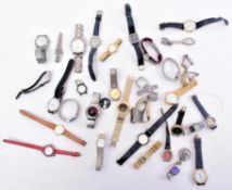 COLLECTION OF LATE 20TH CENTURY LADIES & MENS WRISTWATCHES