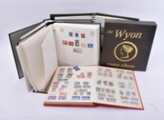 FIVE ALBUMS OF FOREIGN ISSUE STAMPS FROM THE 1920S ONWARDS