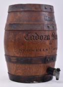 CADOZA SHERRY BARREL - STOWELLS OF CHELSEA - VINTAGE DISPLAY