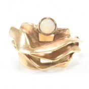 HALLMARKED 9CT GOLD & OPAL RING