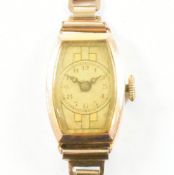 HALLMARKED 9CT GOLD CASED WRISTWATCH