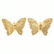 PAIR OF HALLMARKED 9CT GOLD STUD EARRINGS