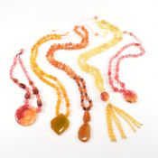 COLLECTION OF ASSORTED CONTEMPORARY LOLA ROSE STONE JEWELLERY