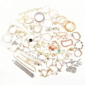 COLLECTION OF COSTUME JEWELLERY BRACELETS & BANGLES