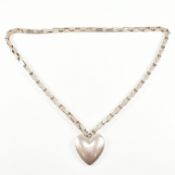 CONTEMPORARY 925 NORWEGIAN SILVER PENDANT NECKLACE ALVIDE DAVID-ANDERSEN