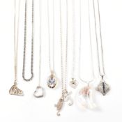 COLLECTION OF ASSORTED SILVER JEWELLERY