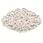 VINTAGE HALLMARKED SILVER NURSES BELT BUCKLE