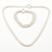 TWO 925 SILVER CHAINS