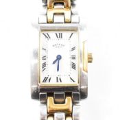 ROTARY SAVANNAH TWO TONE STAINLESS STEEL WRISTWATCH