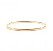 9CT GOLD BANGLE BRACELET AF