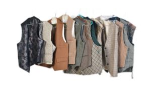 COLLECTION OF VINTAGE MENS WAISTCOATS