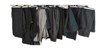 COLLECTION OF VINTAGE THEATRICAL MENS SUIT TROUSERS
