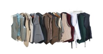 COLLECTION OF VINTAGE MENS WAISTCOATS