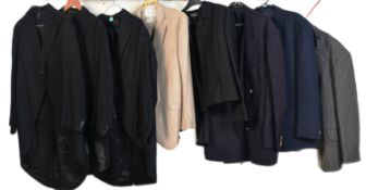COLLECTION OF VINTAGE THEATRICAL MENS DINNER SUITS